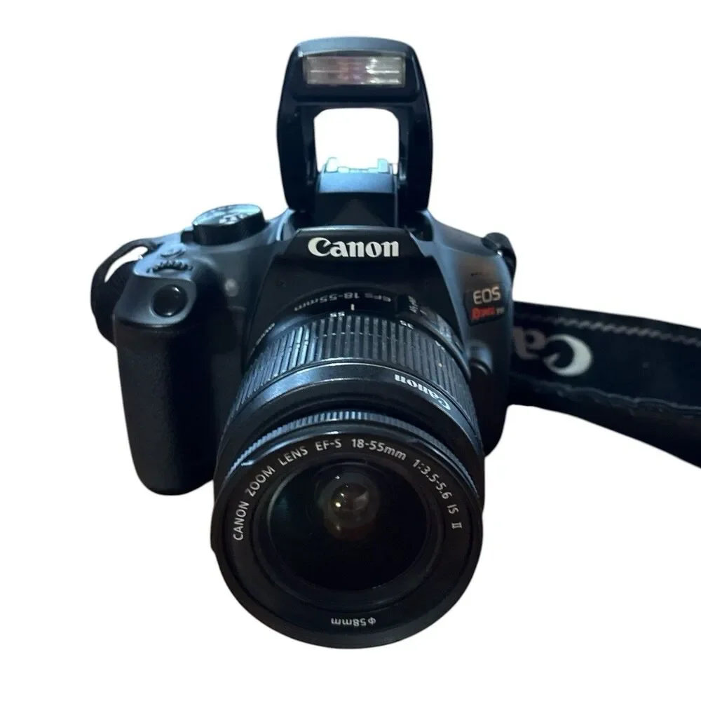 Canon EOS Rebel T6 DSLR Camera Bundle 2 Lens,   Battery/Charger SD Card Bag HDMI